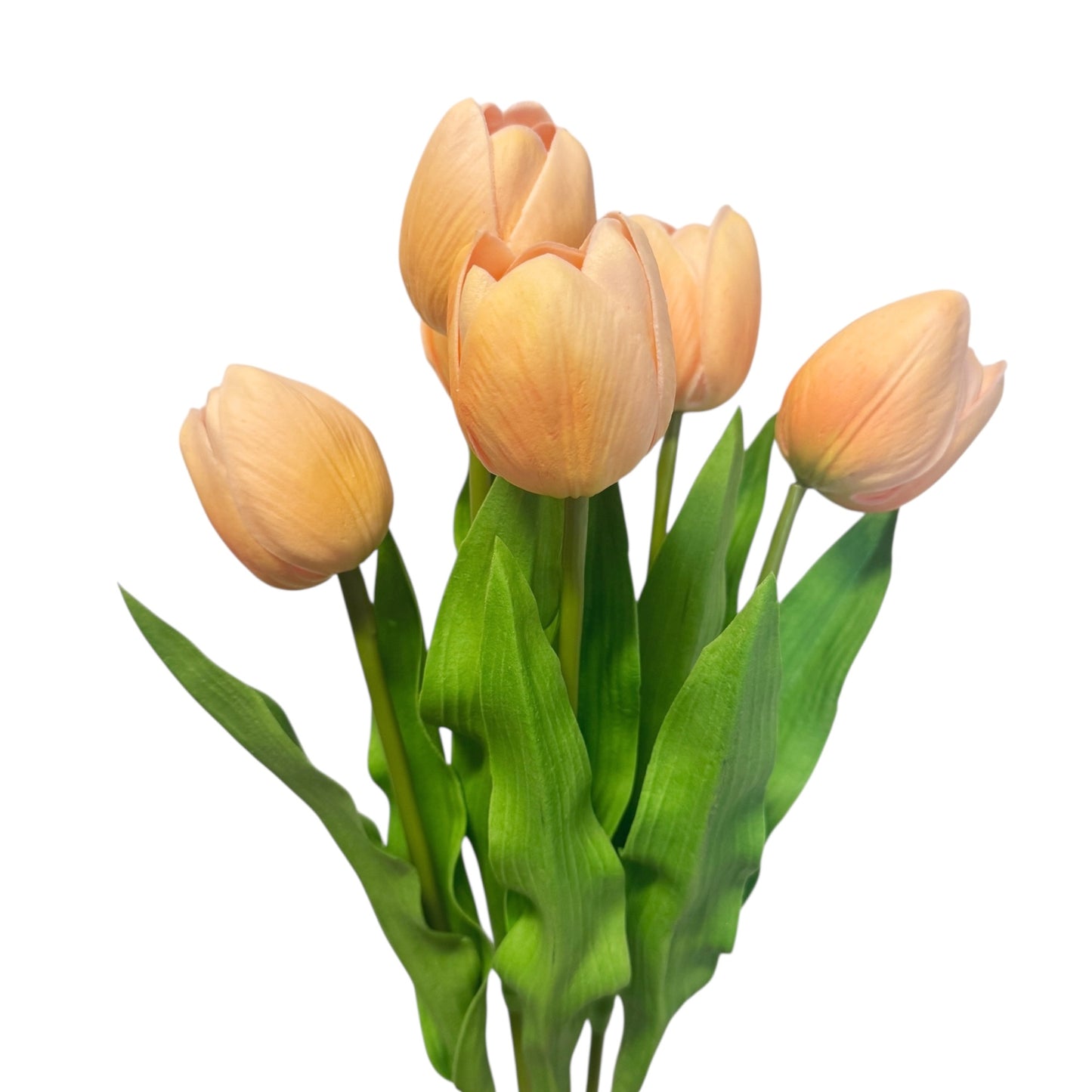 Set of 6 Real Touch Artificial Tulip Stems, 20 inches Tall