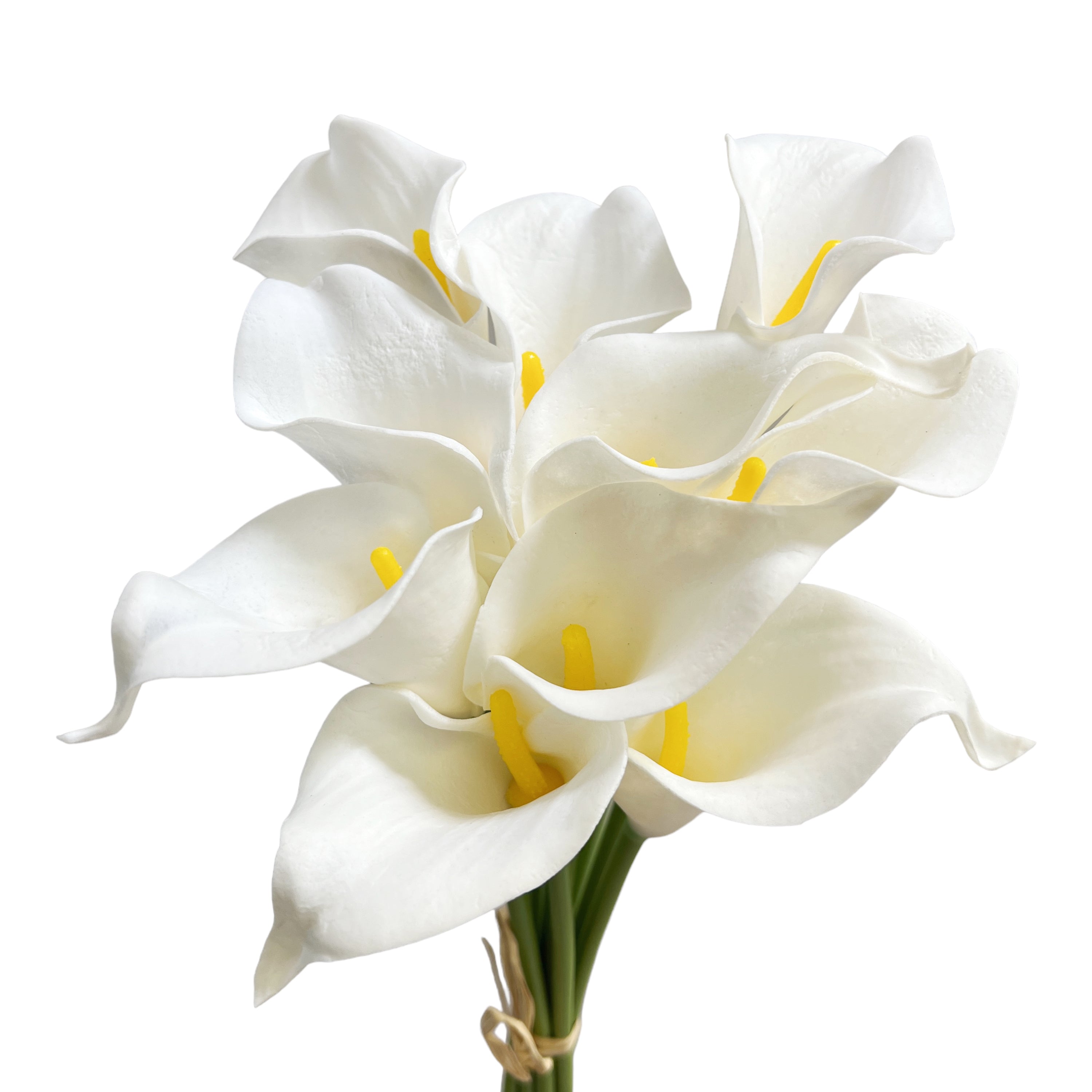 faux calla lily plant Bunch of 10 Realistic Artificial Calla Lily Flower Stems in Various Co – Sun Decorer