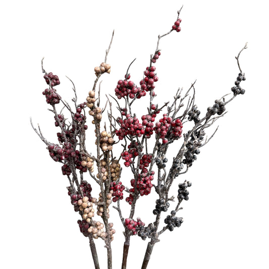 Lifelike Artificial Christmas Holly Set of 3