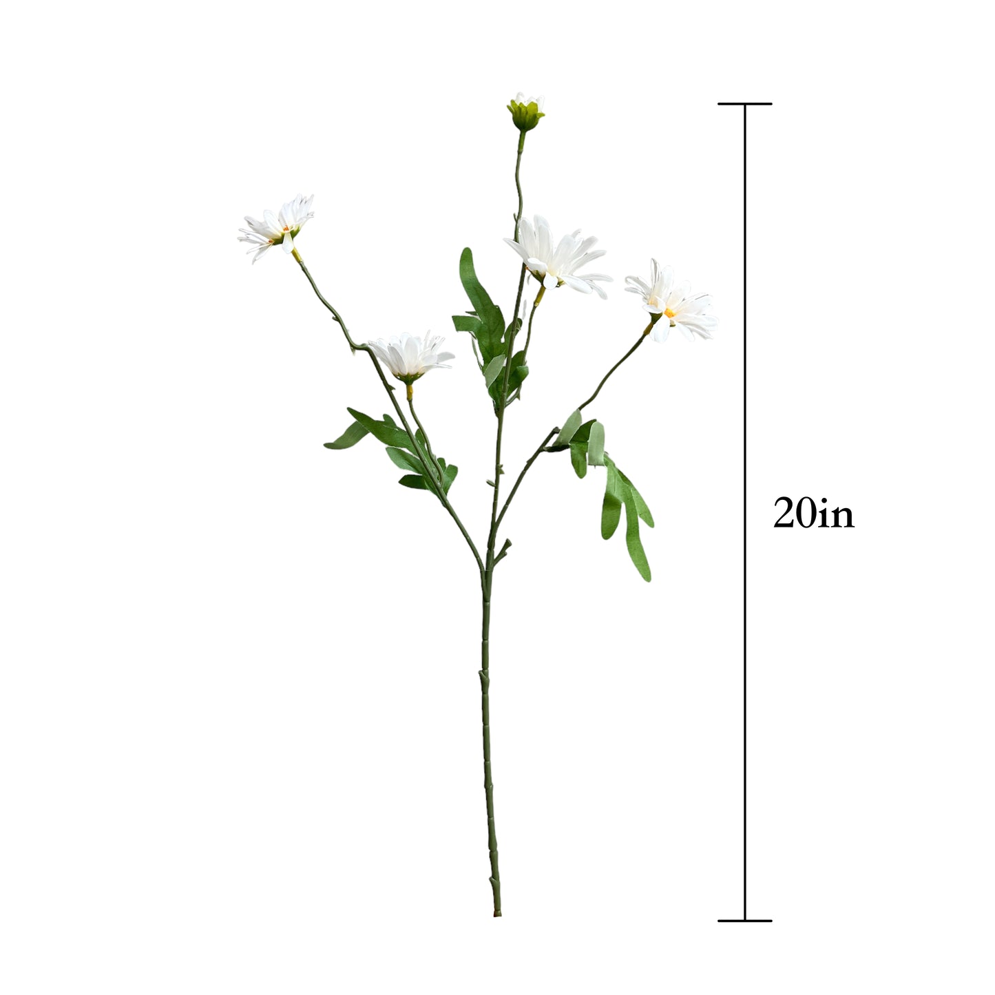 Set of 6 Artificial Wild Chrysanthemum Stems in Multiple Colors