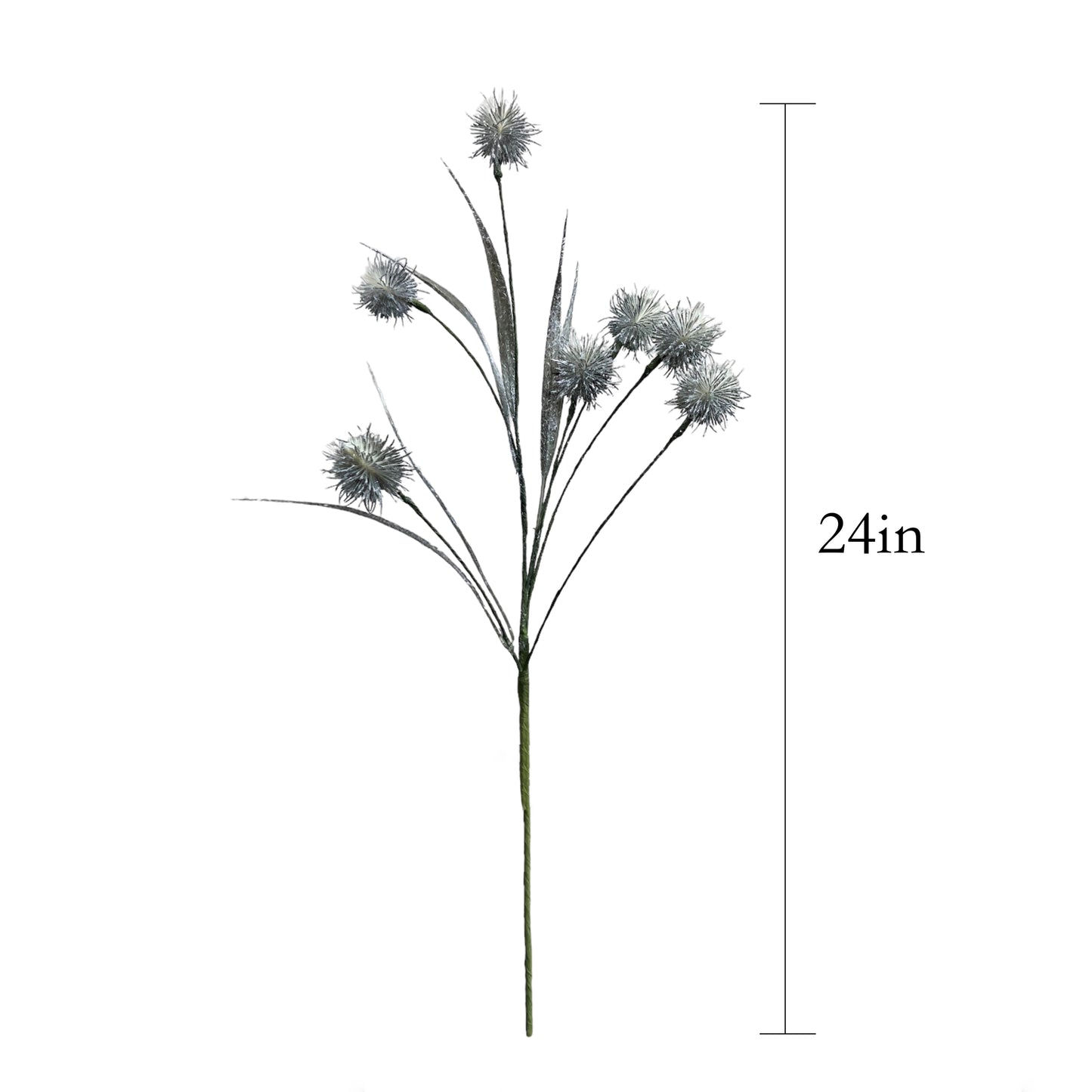 Set of 3 Long-Stemmed Artificial Dandelion Flowers