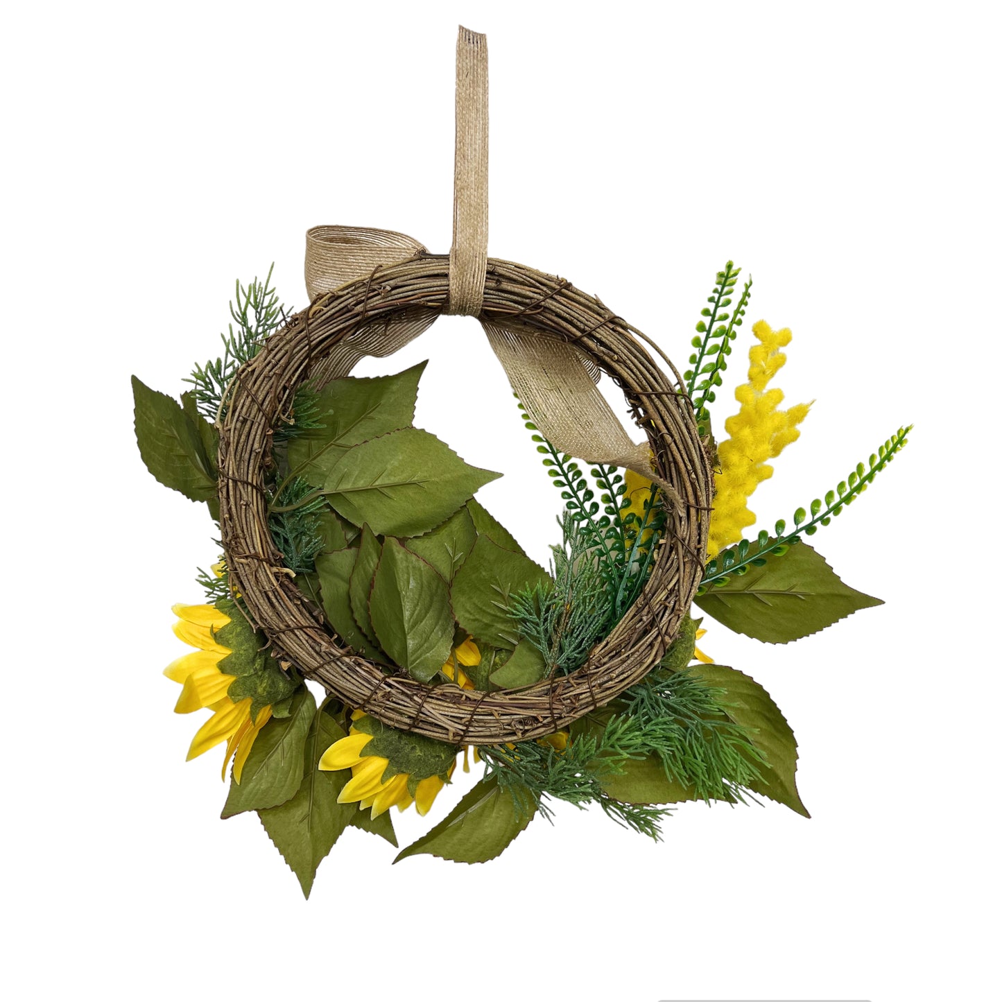 Artificial Sunflower Wreath