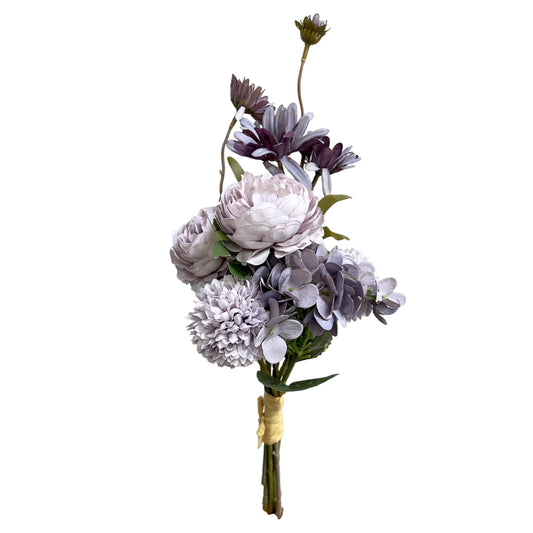 Artificial Floral Arrangement Mixed Dandelions Hydrangeas and Chrysanthemums