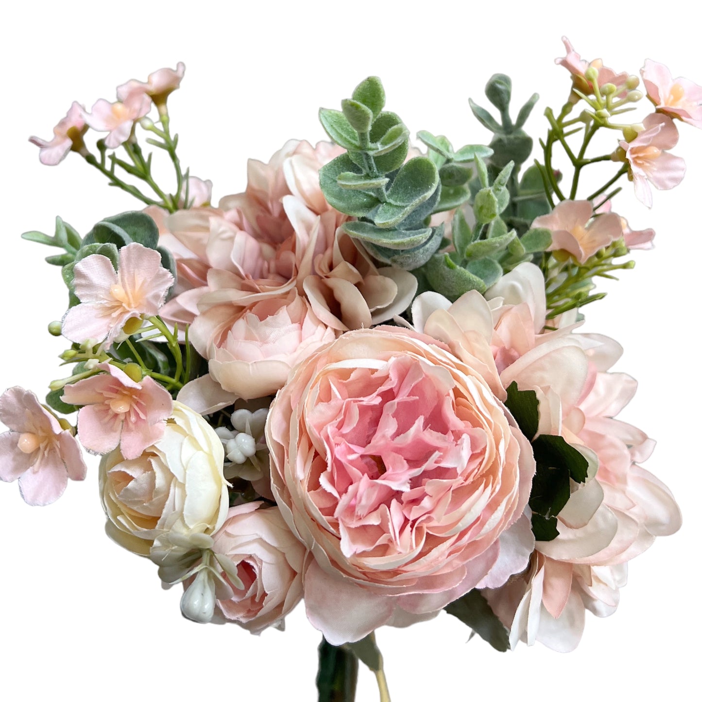 Faux Dahlia Flower Arrangement