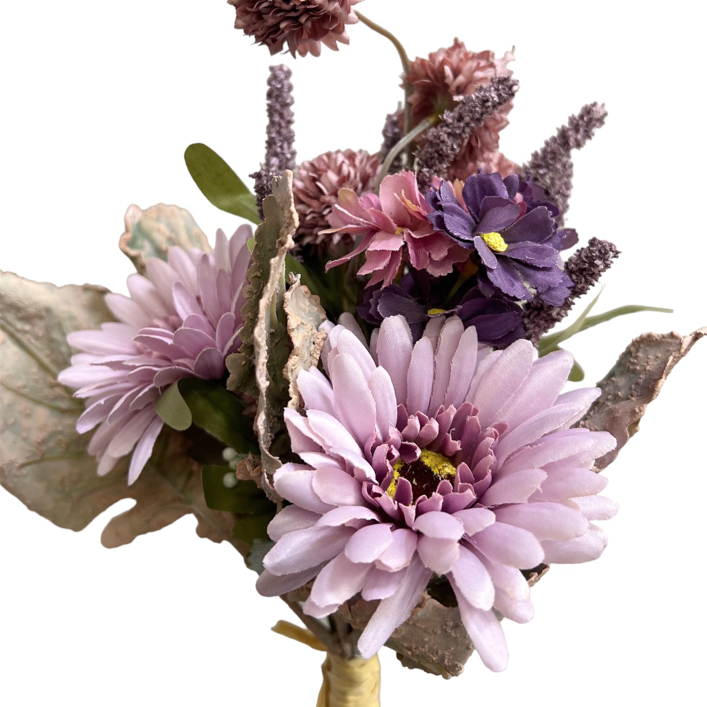 Chrysanthemum, Daisy, and Dandelion Bouquet Artificial Floral Arrangement