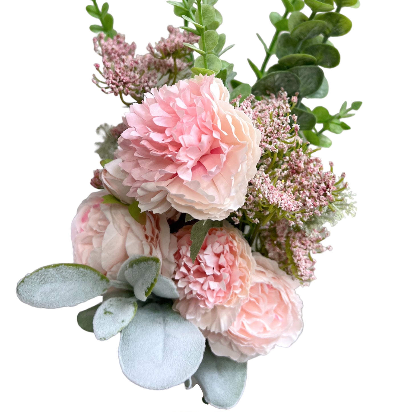 Elegant Pink Peony Artificial Flowers Arrangement - Perfect for Home Decor and Events