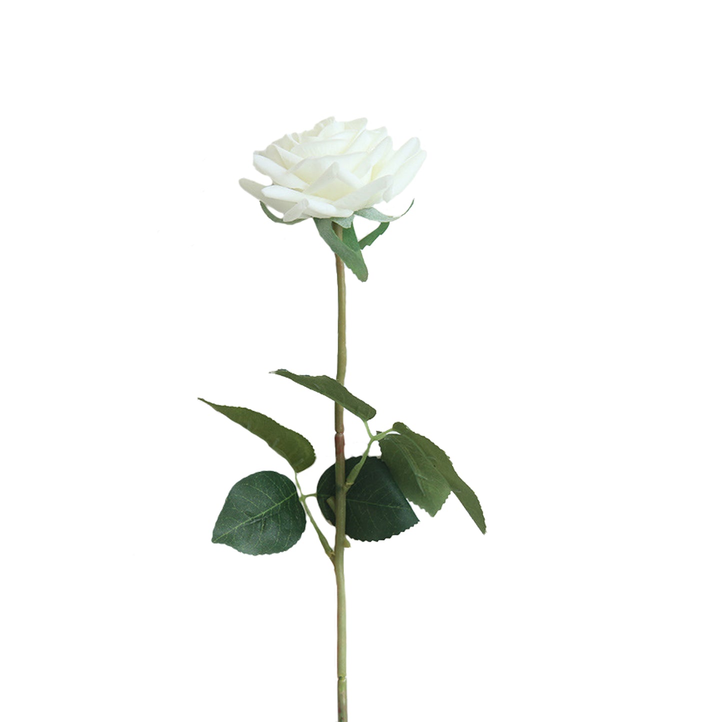 Set of 6 Lifelike Artificial Rose Flower Stems with Realistic Touch