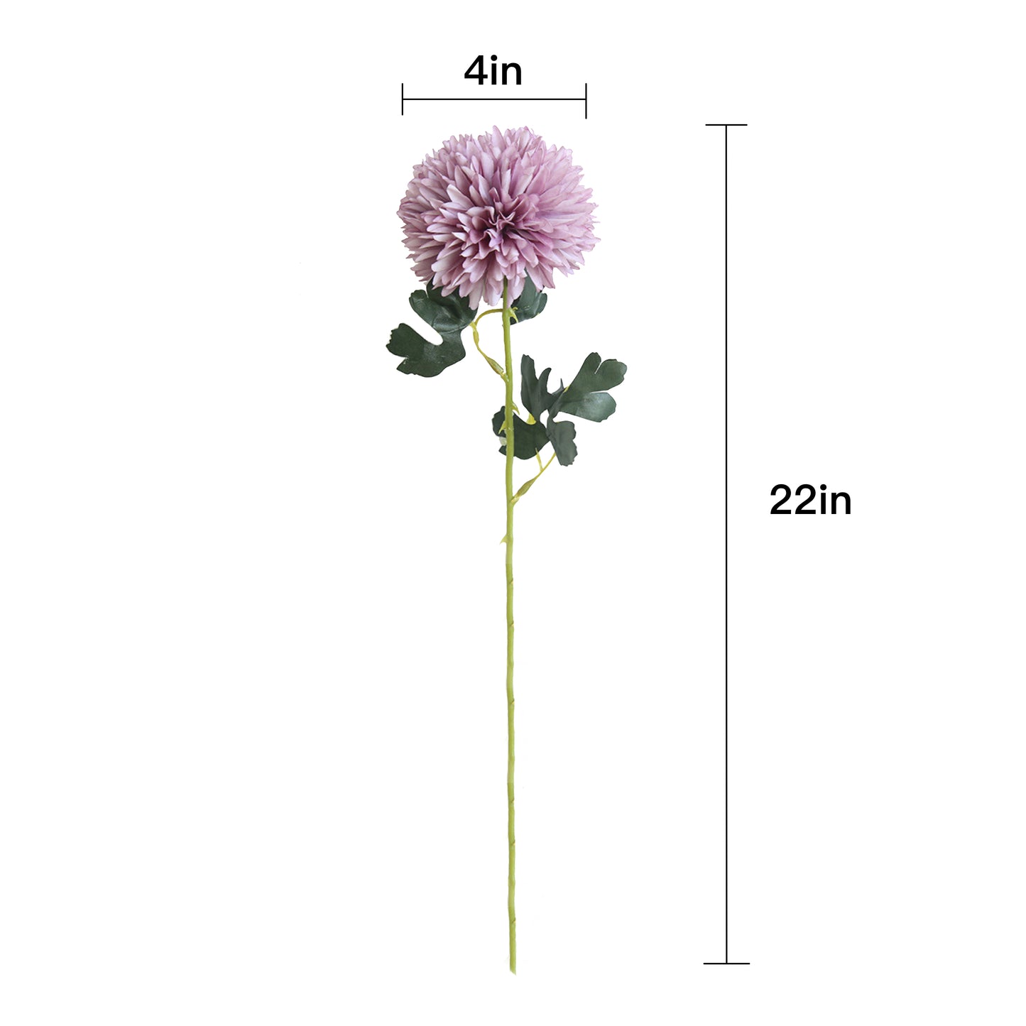 Artificial Dandelion Stems 22 inch Tall (Set of 6)