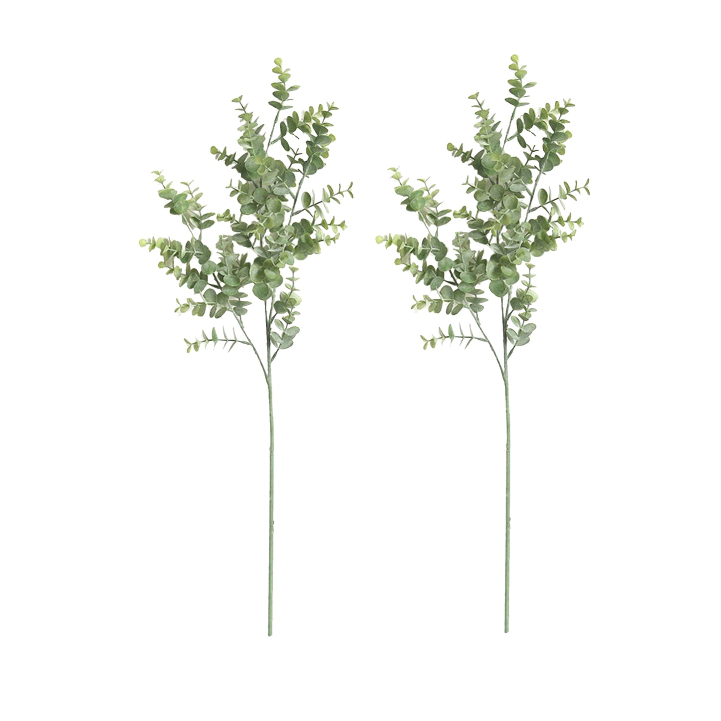 33" Tall Long Stem Artificial Eucalyptus Stems (Set of 2)