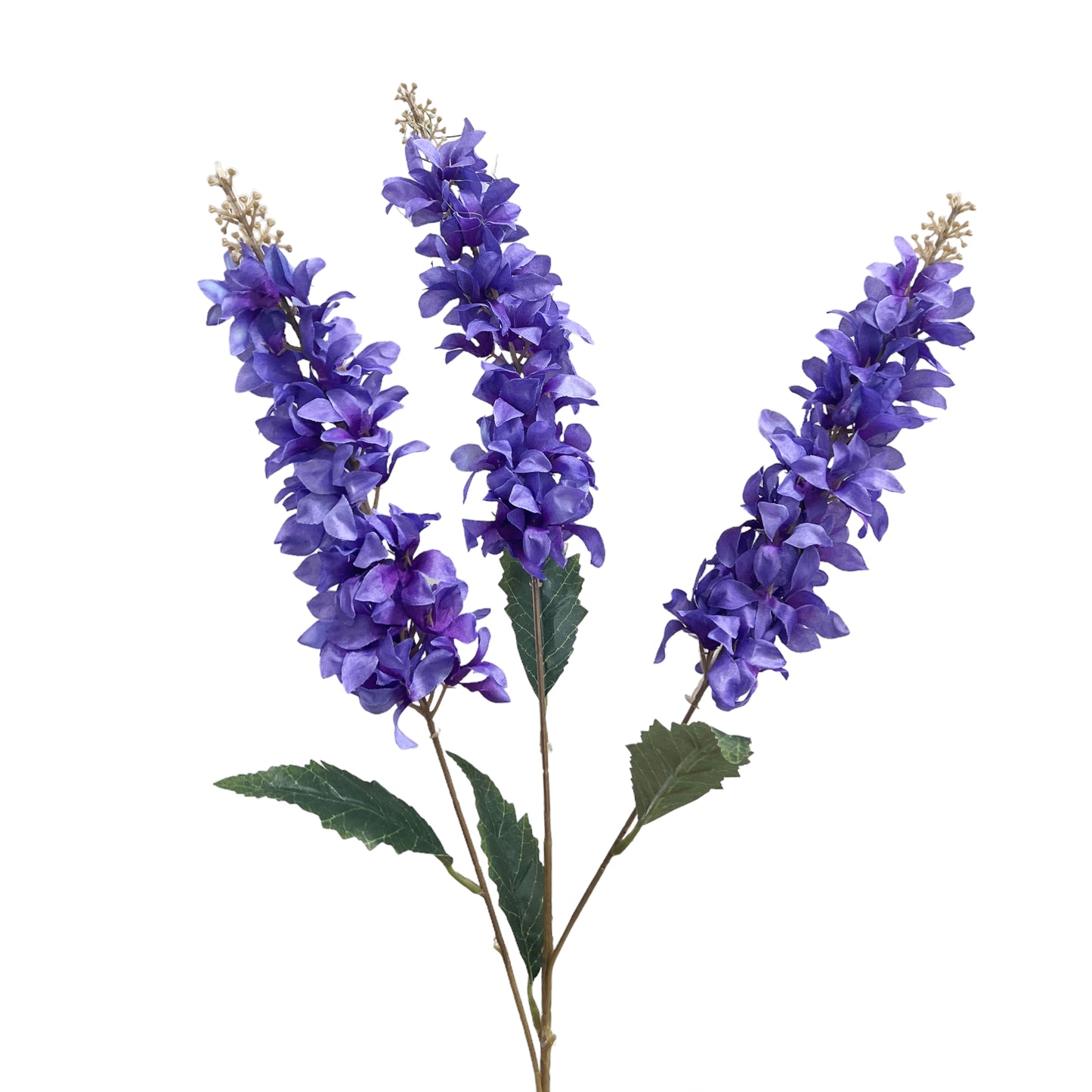 Set of 2 Artificial Hyacinths Stems 34in tall