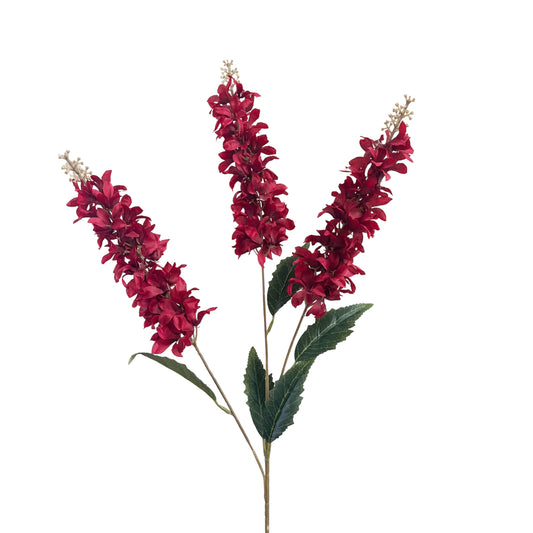 Set of 2 Artificial Hyacinths Stems 34in tall