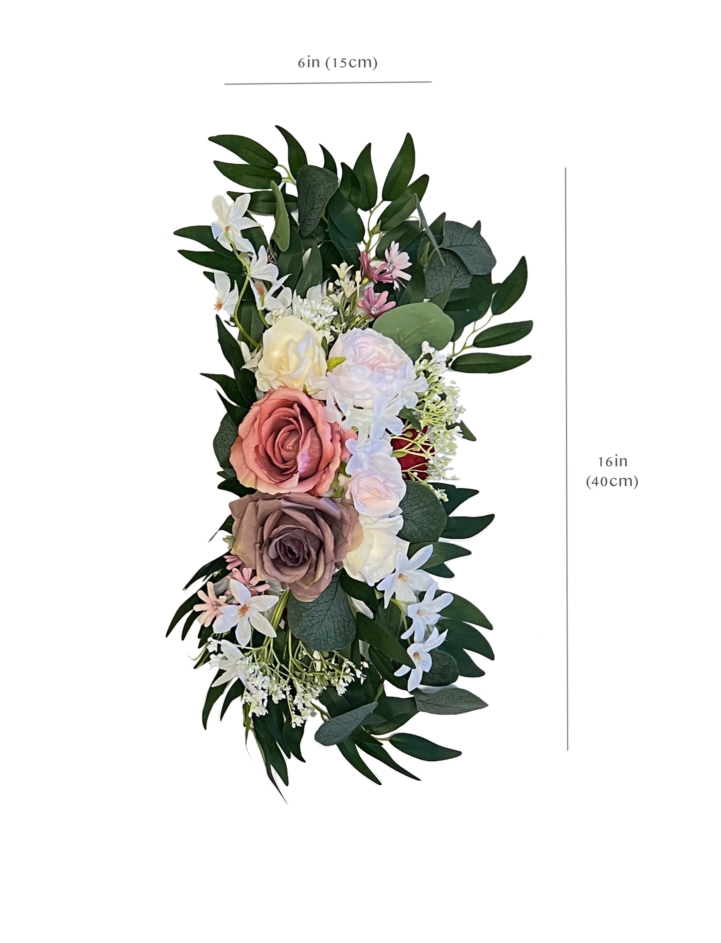 Essential Wedding Decor - Artificial Colorful Rose Arch (Set of 2)