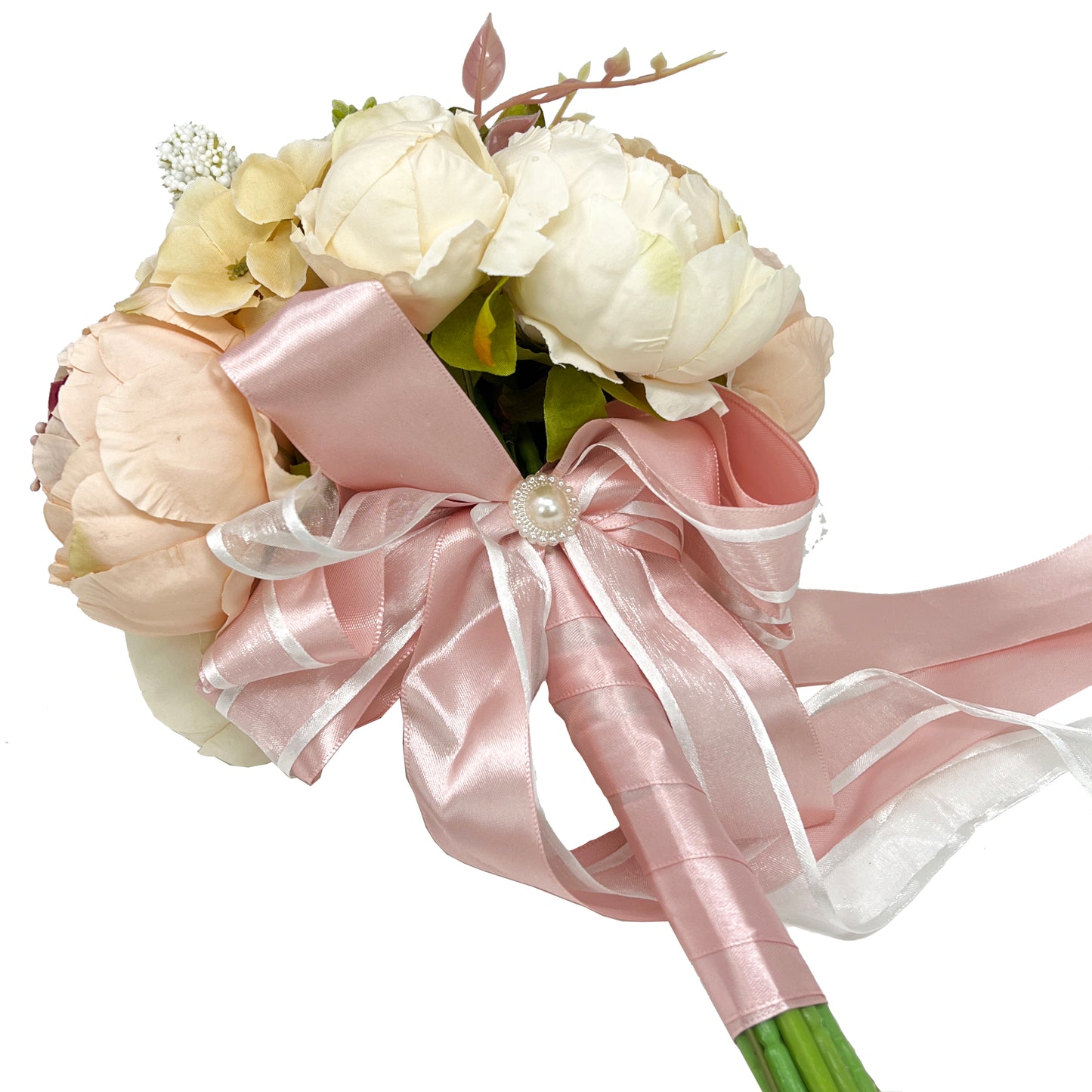 Artificial Peony Wedding Bouquet for Brides and Bridesmaids