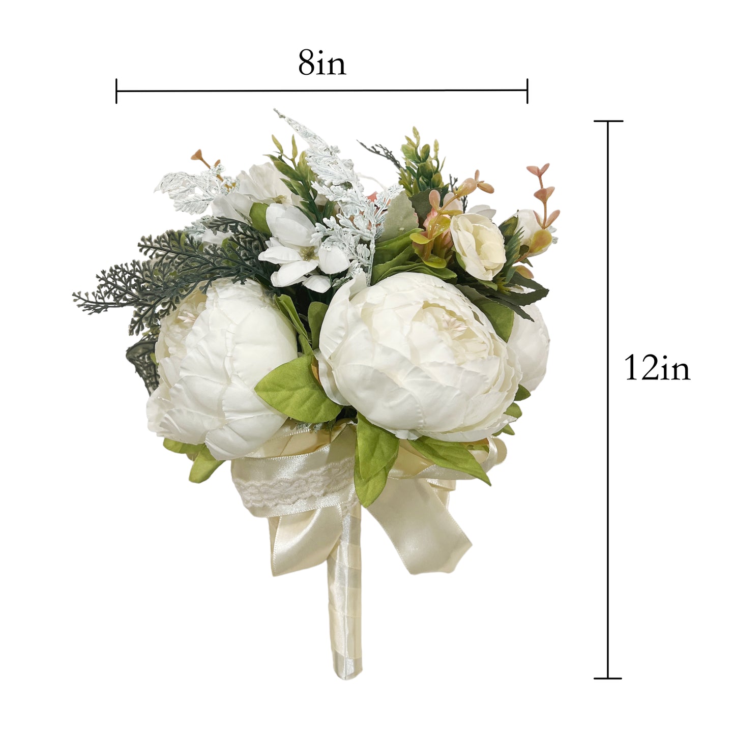 Exquisite Artificial Peony Wedding Bouquet for Bride and Bridesmaid