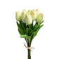 Artificial Tulip Flowers with Real Touch Feel - Pack of 10 Stems