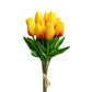 Artificial Tulip Flowers with Real Touch Feel - Pack of 10 Stems