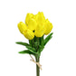 Artificial Tulip Flowers with Real Touch Feel - Pack of 10 Stems