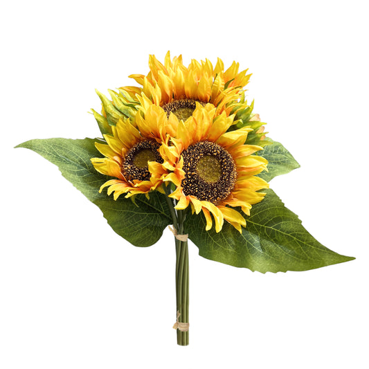 Artificial Sunflower Floral Arrangement with 7 Stems