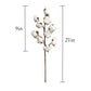 21-Inch Tall Artificial Cotton Flower Stem with 10 Cotton Bolls per Stem, Set of 2