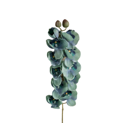 Set of 2 Artificial Phalaenopsis Orchid Stems, 28 inches