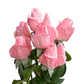 Artificial Rose Stems (Set of 6) with Realistic Feel