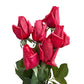 Artificial Rose Stems (Set of 6) with Realistic Feel