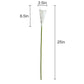 Artificial Calla Lily Flower Stems 25 inch Tall (Set of 3)