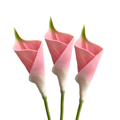 Artificial Calla Lily Flower Stems 25 inch Tall (Set of 3)