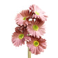 Artificial Real Touch Gerbera Barberton Daisy Stems (Set of 6)