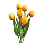 Set of 6 Real Touch Artificial Tulip Stems, 20 inches Tall