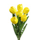 Set of 6 Real Touch Artificial Tulip Stems, 20 inches Tall
