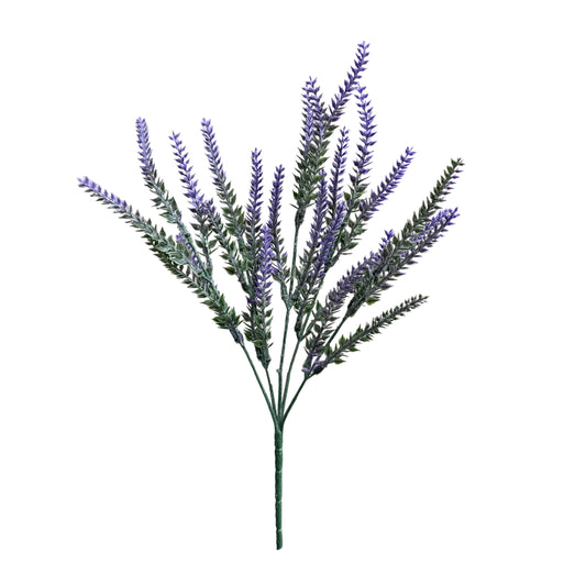 Set of 4 Artificial Lavender Stems for Home Decor