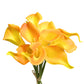 Bunch of 10 Realistic Artificial Calla Lily Flower Stems in Various Colors