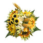 Artificial Sunflower Bouquet for Home Decor and Floral Arrangements