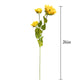 Set of 3 Artificial Sunflower Stems - 26 inches Tall