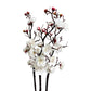 Set of 3 Artificial Plum Blossom Stems 24 inch Tall