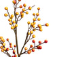 28 inch Tall Artificial Christmas Berries Holiday Berries Stems (Set of 3)