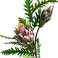 Artificial Globe Artichoke Stems, Set of 2, 32in tall
