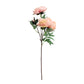Artificial Peony Stems, Set of 3, 21in Tall