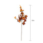 Set of 2 Artificial Maple Leaf Stems for Autumn Decoration