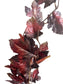 Set of 2 Artificial Maple Leaf Stems for Autumn Decoration