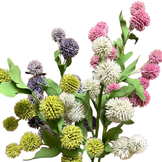 Artificial Dandelions Stems 20in Tall (Set of 3)