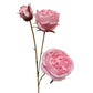 Set of 12 Artificial Rose Stems, 26 Inches Tall