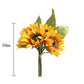 Artificial Sunflower Arrangement with 5 Blooms