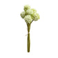 Artificial Golden Wattle Ball Flowers Stems - Set of 6
