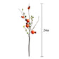 Set of 2 Artificial Pomegranate Branch Stems, 24 inches Tall