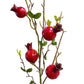 Set of 2 Artificial Pomegranate Branch Stems, 24 inches Tall