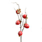 Set of 2 Artificial Persimmon Branch Stems with a Touch of Artificial Snow, 30 inches Tall