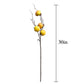 Set of 2 Artificial Persimmon Branches - Lifelike Decorative Stems, 30 inches Tall