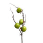 Set of 2 Artificial Persimmon Branches - Lifelike Decorative Stems, 30 inches Tall